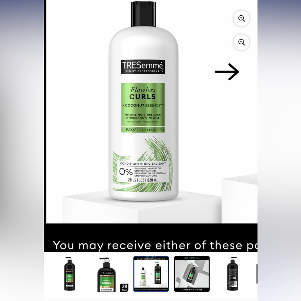 Tresemme Flawless Curls Conditioner. New.